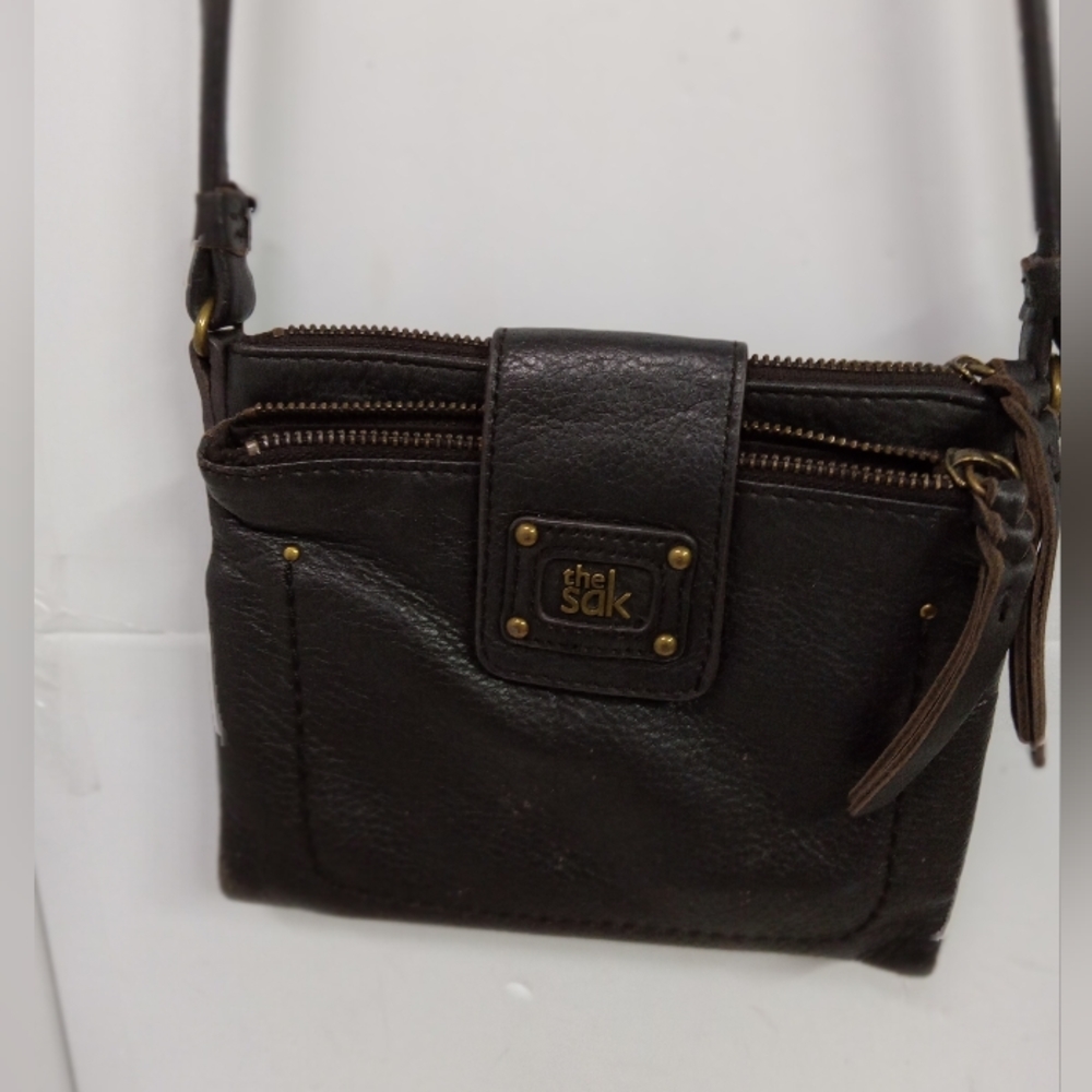 THE SAK Crossbody Brown Leather shoulder Bag